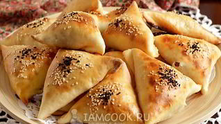 Рецепт Самсы с говядиной и луком