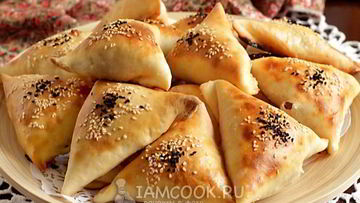 Рецепт Самсы с говядиной и луком