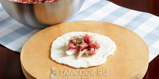 Рецепт самсы с говядиной и луком
