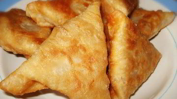 Рецепт Слоеной самсы с сочным мясом