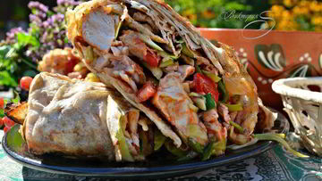 Рецепт Дачной шаурмы на гриле