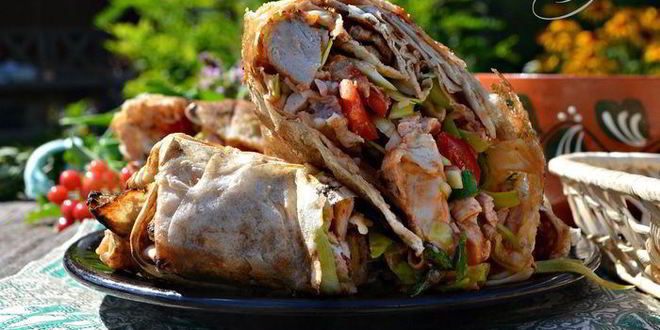 Рецепт дачной шаурмы на гриле