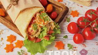 Рецепт Домашней шаурмы с курицей