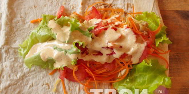 Рецепт домашней шаурмы с курицей