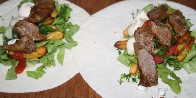 Рецепт домашней шаурмы с телятиной