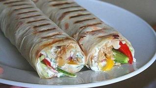 Рецепт Идеальной домашней шаурмы с курицей