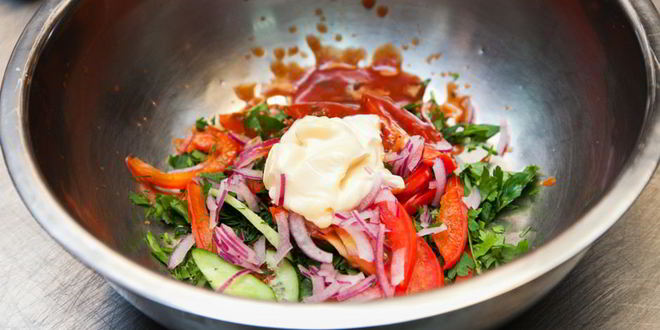 Рецепт овощной шаурмы