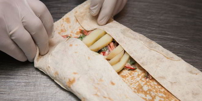 Рецепт овощной шаурмы