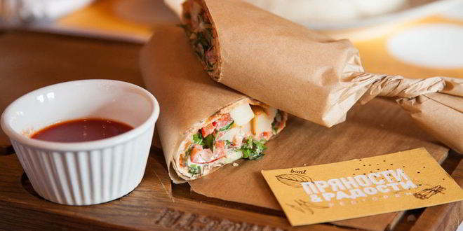 Рецепт овощной шаурмы