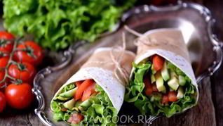 Рецепт Постной шаурмы