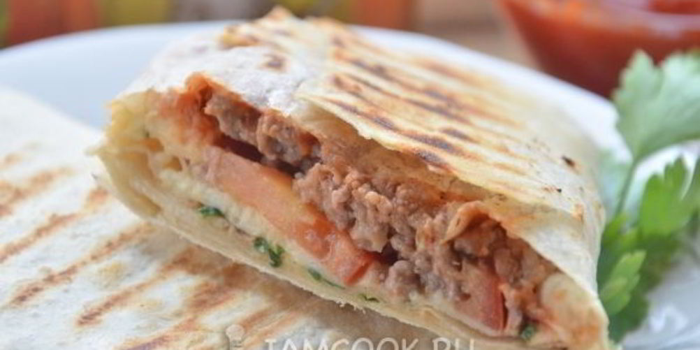 Как приготовить шаурму с фаршем