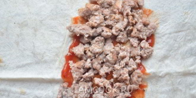 Рецепт шаурмы с фаршем