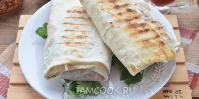 Рецепт шаурмы с фаршем