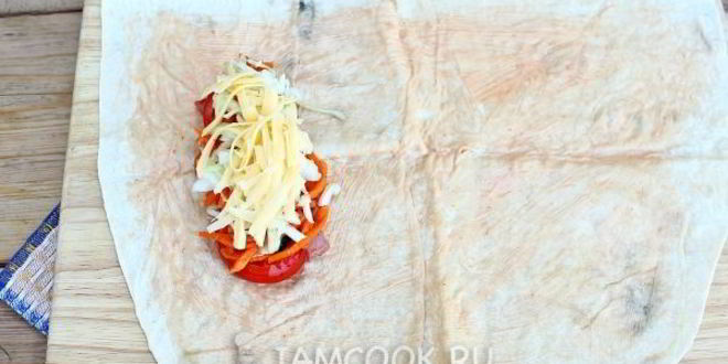 Рецепт шаурмы с колбасой