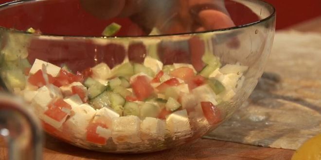 Рецепт шавермы с бараниной, брынзой и баклажанами