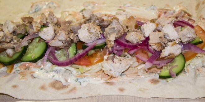 Рецепт шавермы в лаваше с курицей