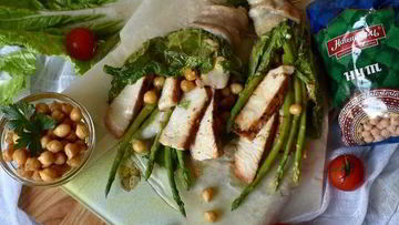 Рецепт Весенней шаурмы из пекинской капусты с индейкой