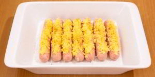 Рецепт сосисок с сыром