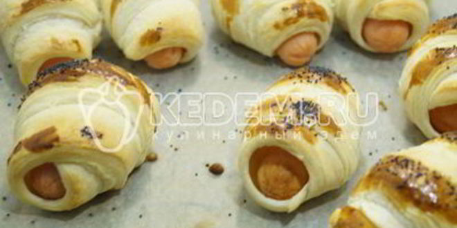 Рецепт сосисок в тесте бомбочки