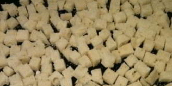 Рецепт домашних сухариков в духовке