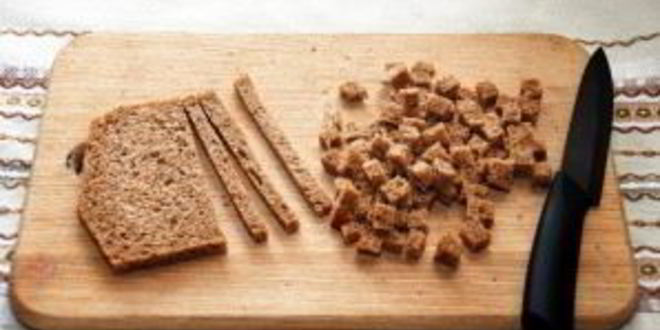 Рецепт сухариков на сковороде