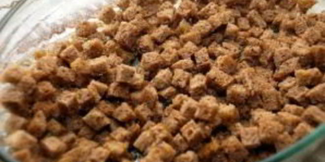 Рецепт сухариков на сковороде