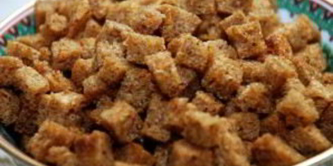 Рецепт сухариков на сковороде