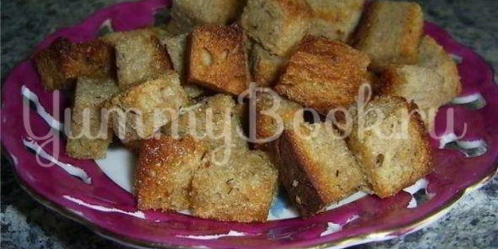 Как приготовить сухарики с чесноком