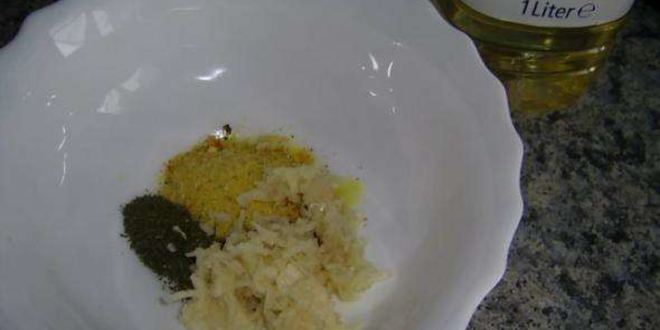 Рецепт сухариков с чесноком