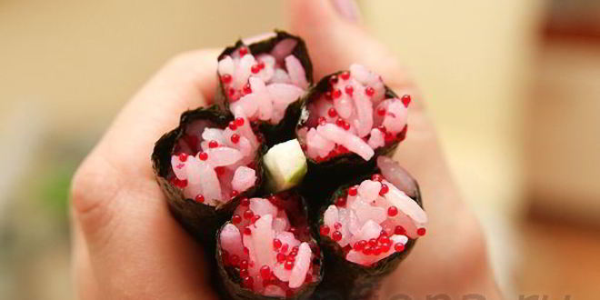 Рецепт кадзарей-суш цветок