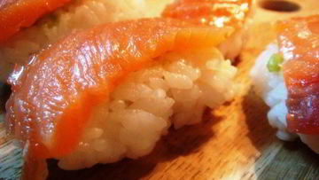 Рецепт Нигирей-суш с лососем