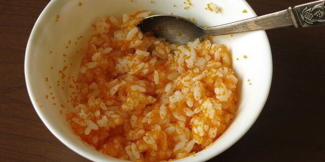 Рецепт радужных суш с крабовыми палочками