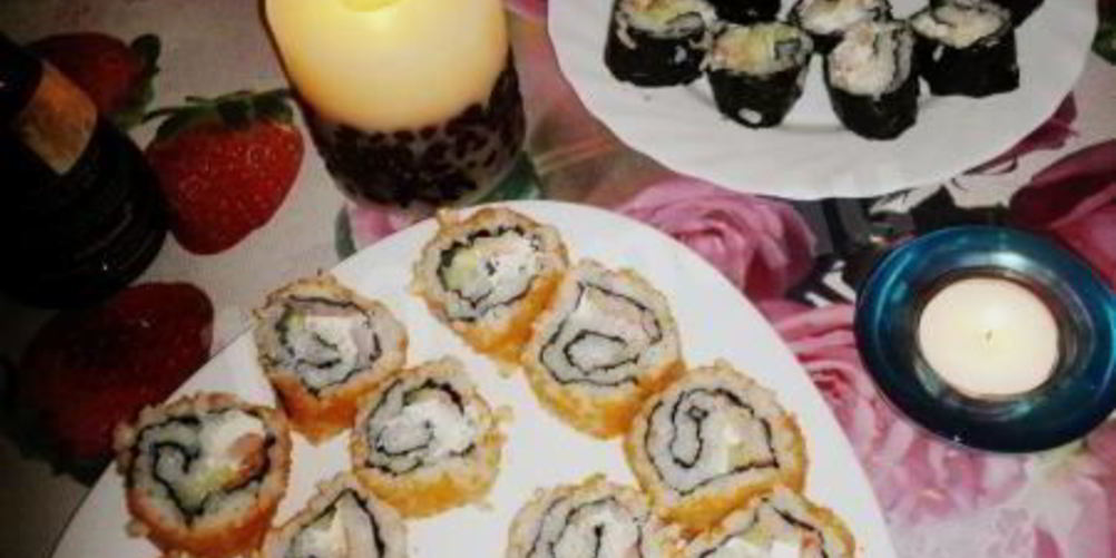 Как приготовить суши golden masago maki