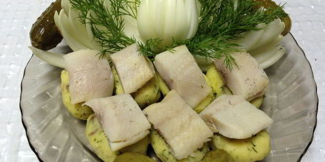 Рецепт суш из селедки и картофеля