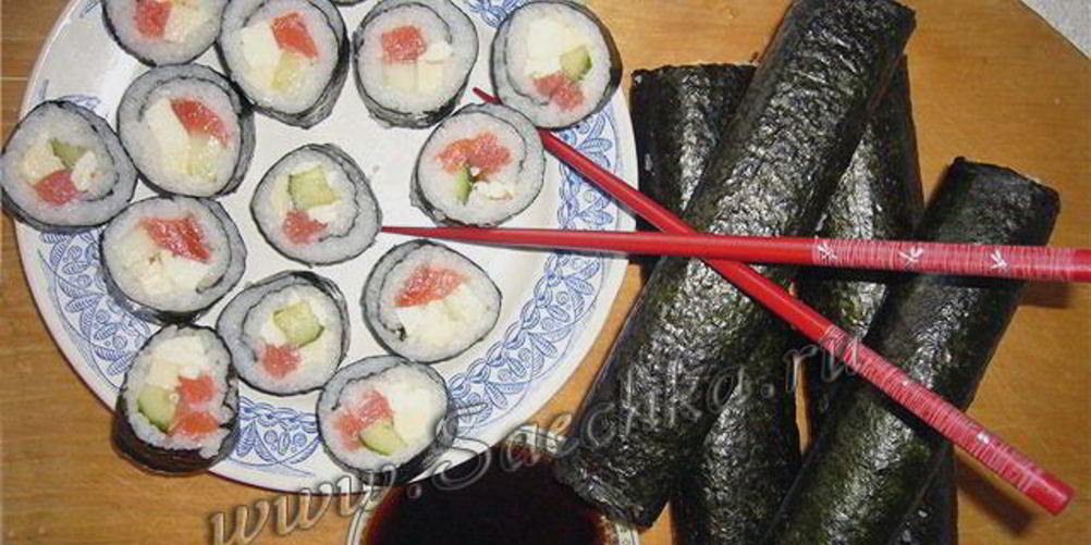 Как приготовить суши с крабовыми палочками