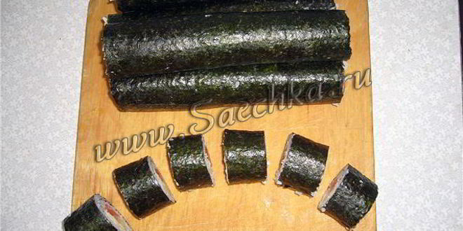 Рецепт суш с крабовыми палочками