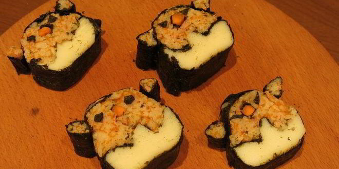 Рецепт суш с тунцом кадзари