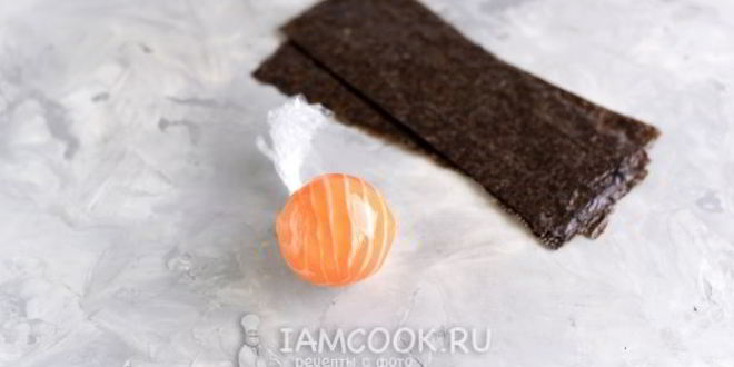 Рецепт суш темари на хэллоуин