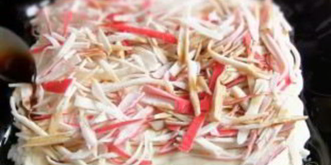 Рецепт суш-торта закусочный