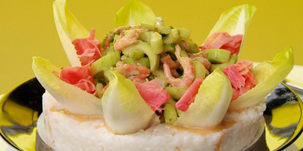 Как приготовить суши-тортик с креветками