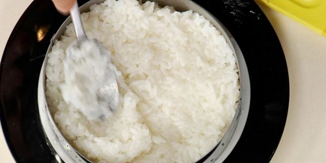 Рецепт суш-тортика с креветками