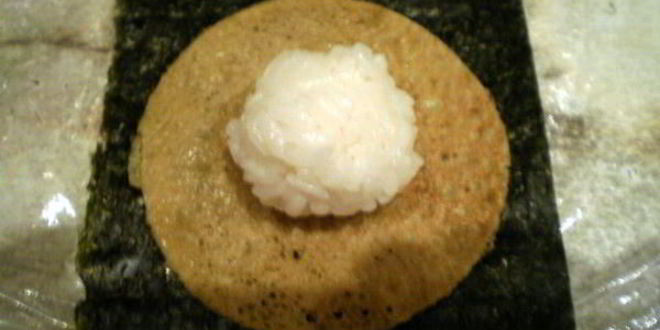 Рецепт темари-суш с нори и японским омлетом