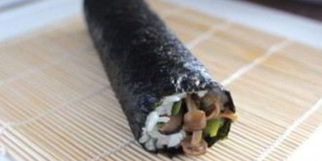 Рецепт вегетарианских суш