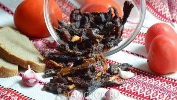 Рецепт Вяленого куриного мяса в сушилке