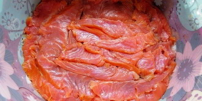 Рецепт закусочного суши-торт