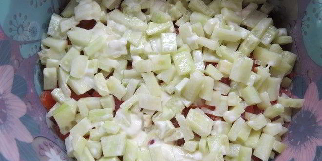 Рецепт закусочного суши-торт