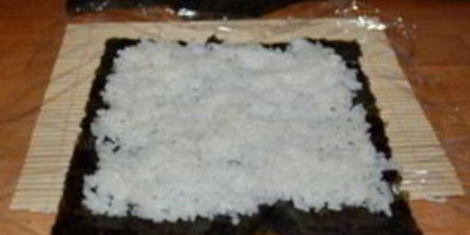 Рецепт запеченных суш