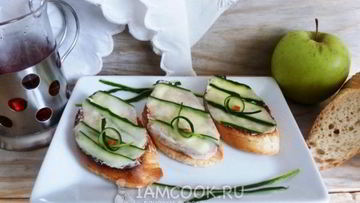 Рецепт Английских сэндвичей с огурцом