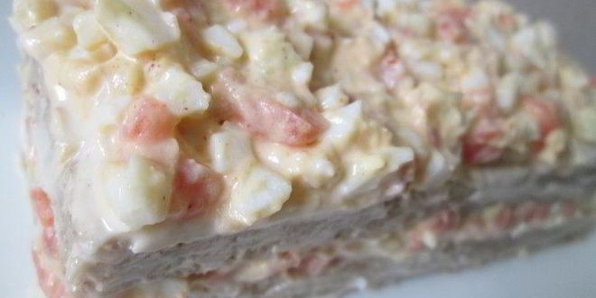 Рецепт исландского сэндвича с лососем и креветками