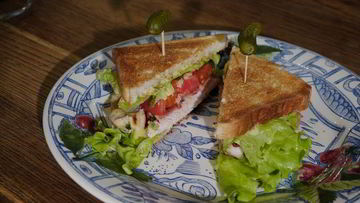 Рецепт Классического клаба-сэндвича с домашним майонезом